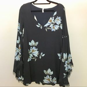 Free People Floral Print Dress